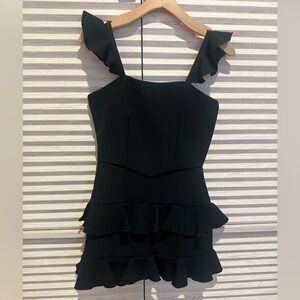 Elegant Black Mini Dress